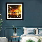 Rainy Night in Kharkiv Wall Art