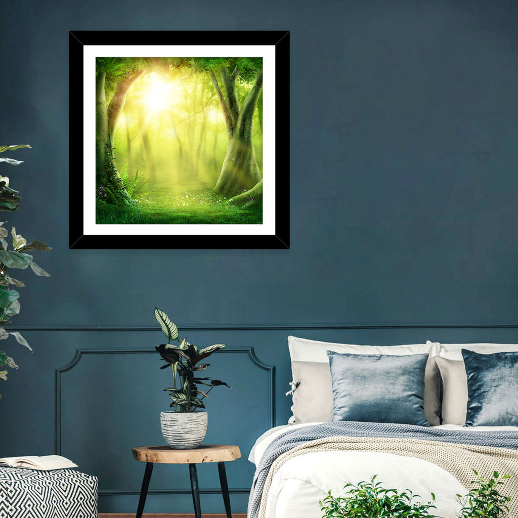 Enchanted Forest at Sunrise Wall Art