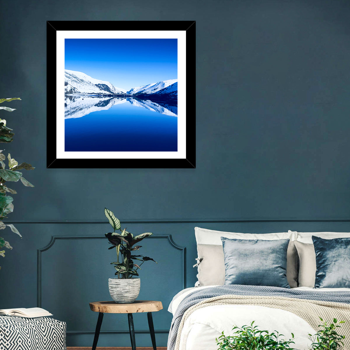 Tal Y Llyn Winter Reflection Wall Art