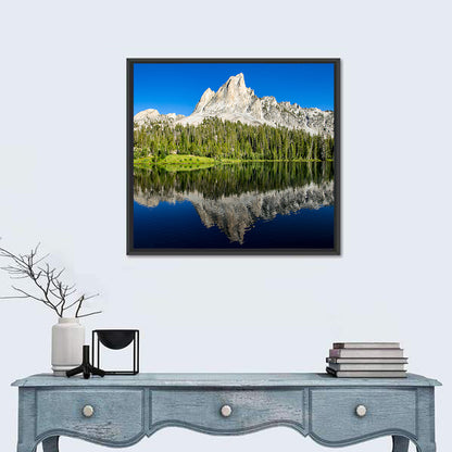 Sawtooth Peaks at Alice Lake Wall Art