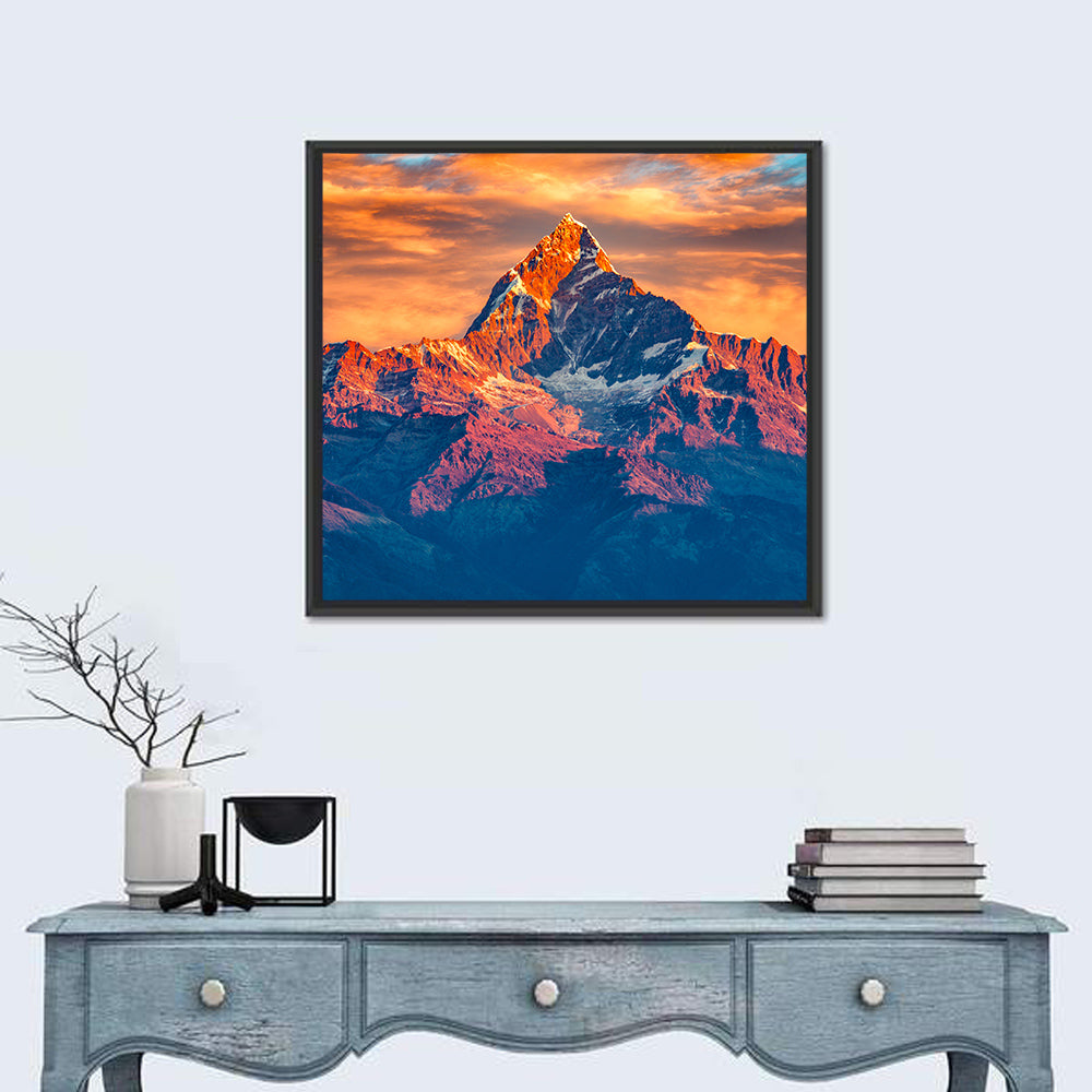 Himalayan Mountain Sunrise Wall Art
