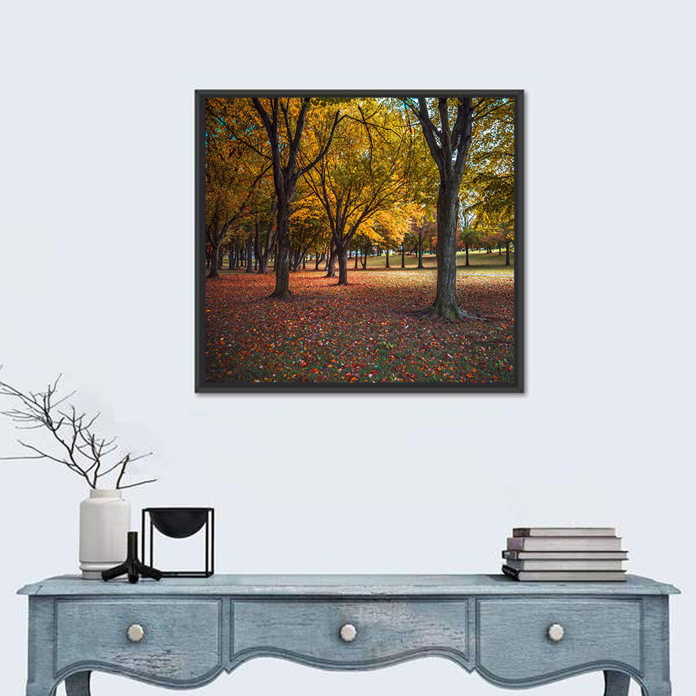 Autumn Park Trees, Pennsylvania Wall Art