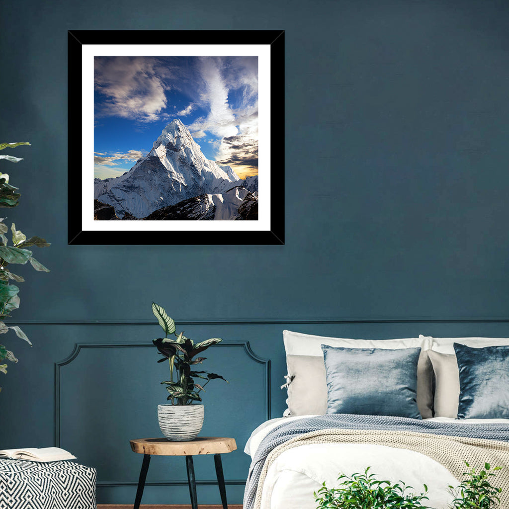 Ama Dablam at Golden Dusk Wall Art