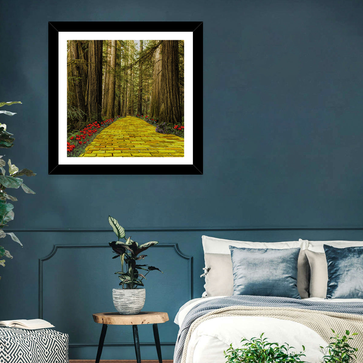 Forest Bricks Pathway Wall Art