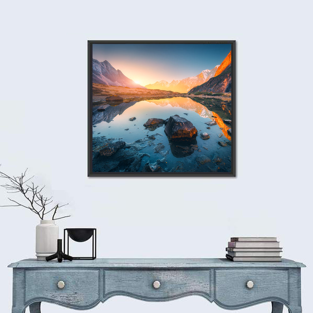 Himalayan Lake Reflections Wall Art