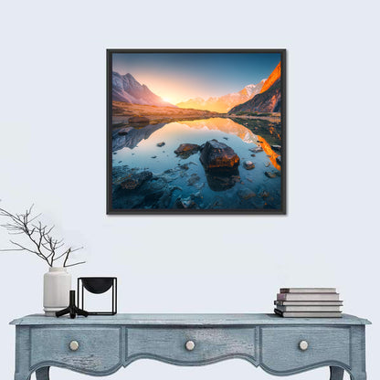 Himalayan Lake Reflections Wall Art