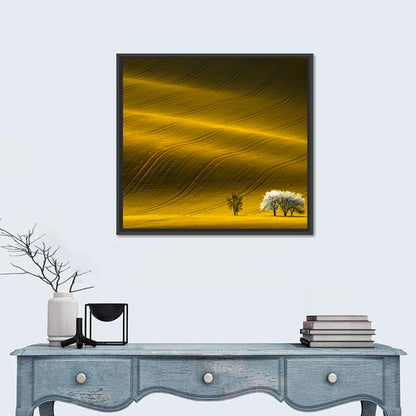 Wavy Rapeseed Field Wall Art