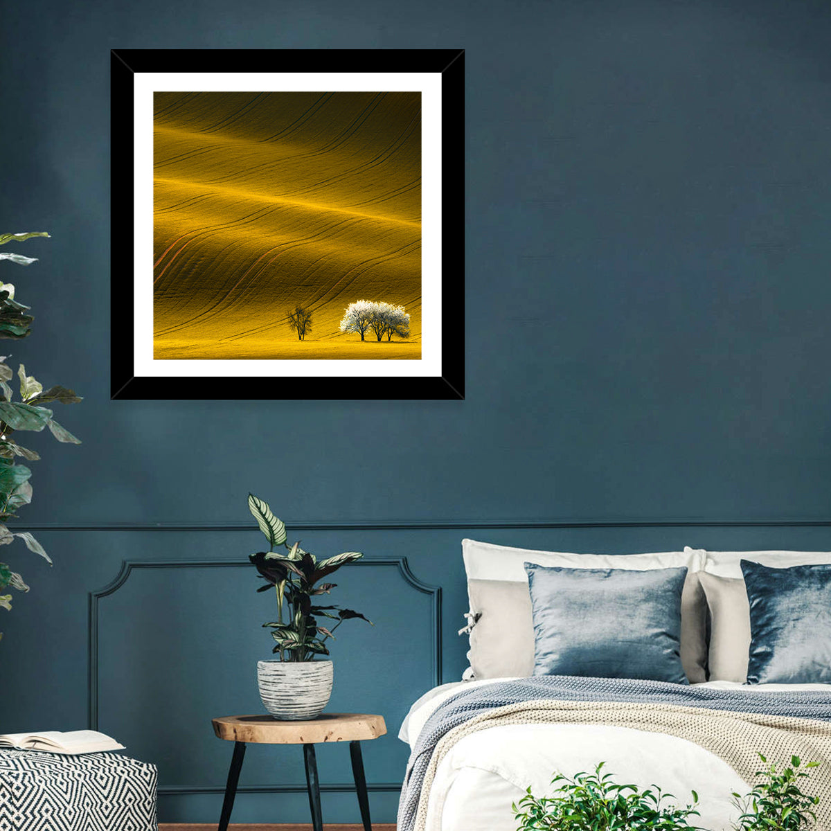 Golden Hour Rapeseed Field Wall Art
