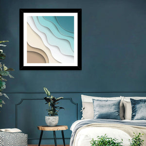 Beach Layers Abstract Wall Art