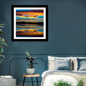 Cloudy Colorado River Wall Art