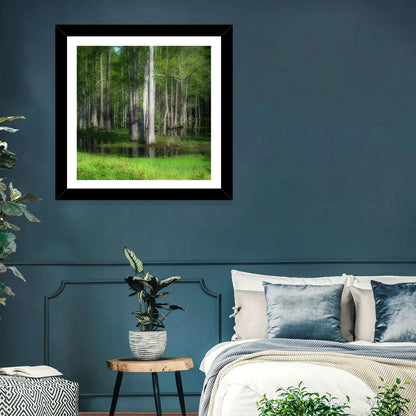 Lush Cypress Swamp Wall Art