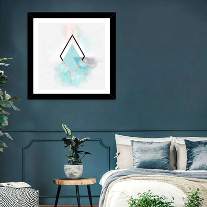 Scandinavian Diamond Geometry Wall Art