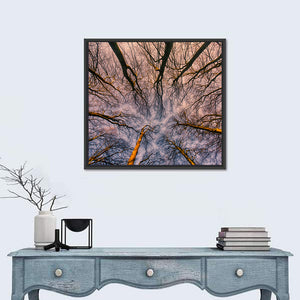 Misty Forest Abstract Wall Art