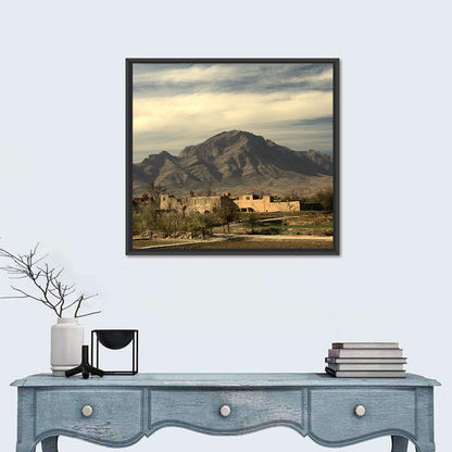 Afghan Mountain Village Wall Art