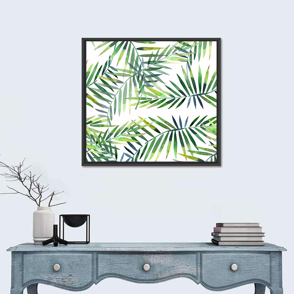 Herbal Leaves Pattern Wall Art