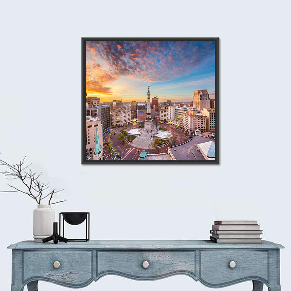 Indianapolis Monument Circle Wall Art