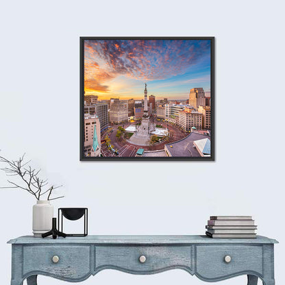 Indianapolis Monument Circle Wall Art