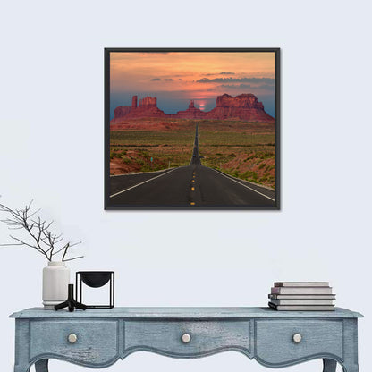 Tribal Park Monument Valley Sunset Wall Art