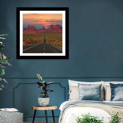 Tribal Park Monument Valley Sunset Wall Art
