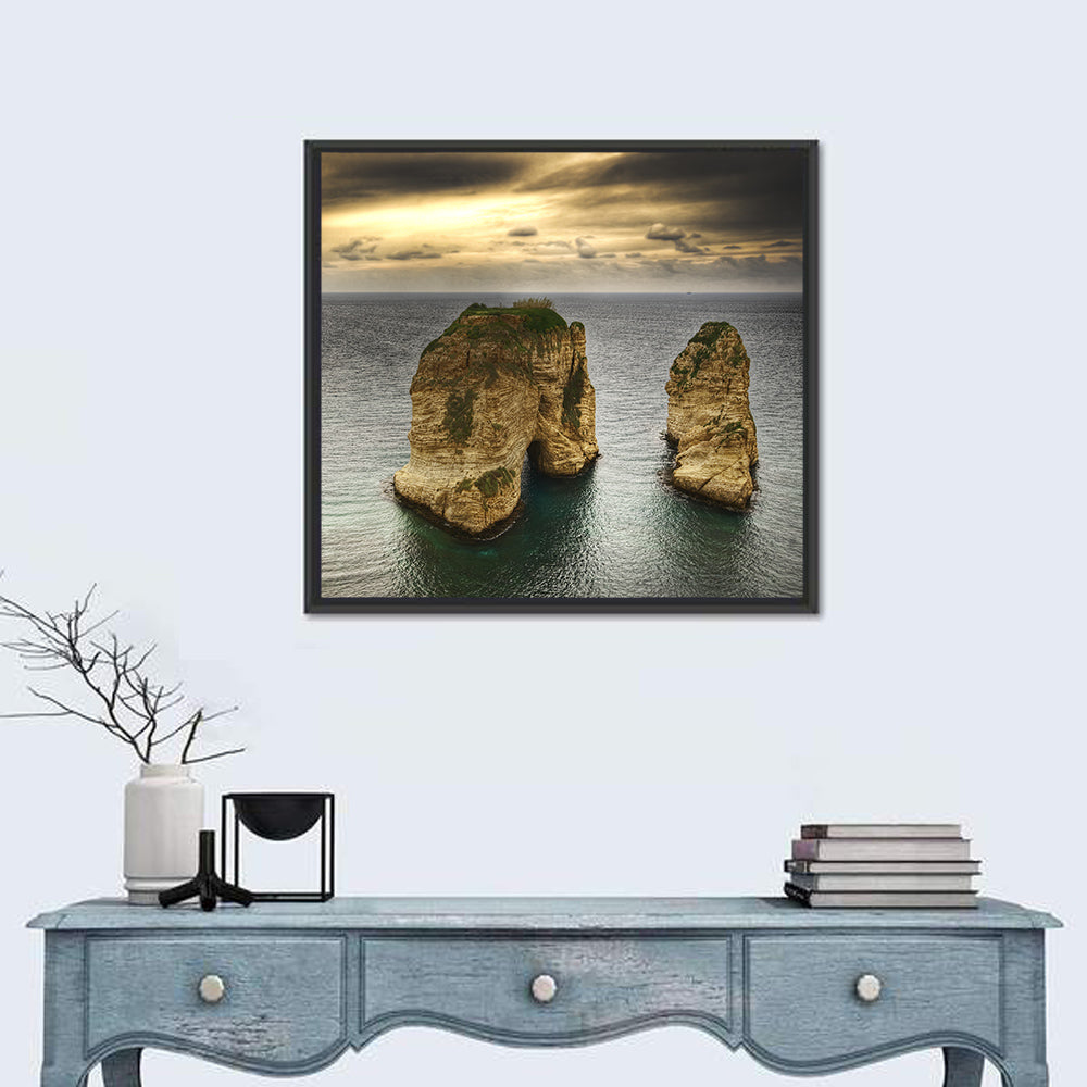 Pigeon Rocks, Raouché Wall Art