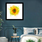 Watercolor Sunflower Wall Art