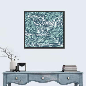 Palm Leaves Pattern Wall Art