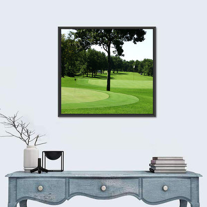 Oklahoma Golf Course Greens Wall Art