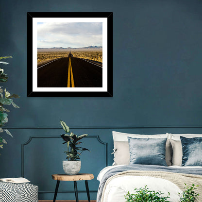 Nevada Desert Highway Wall Art