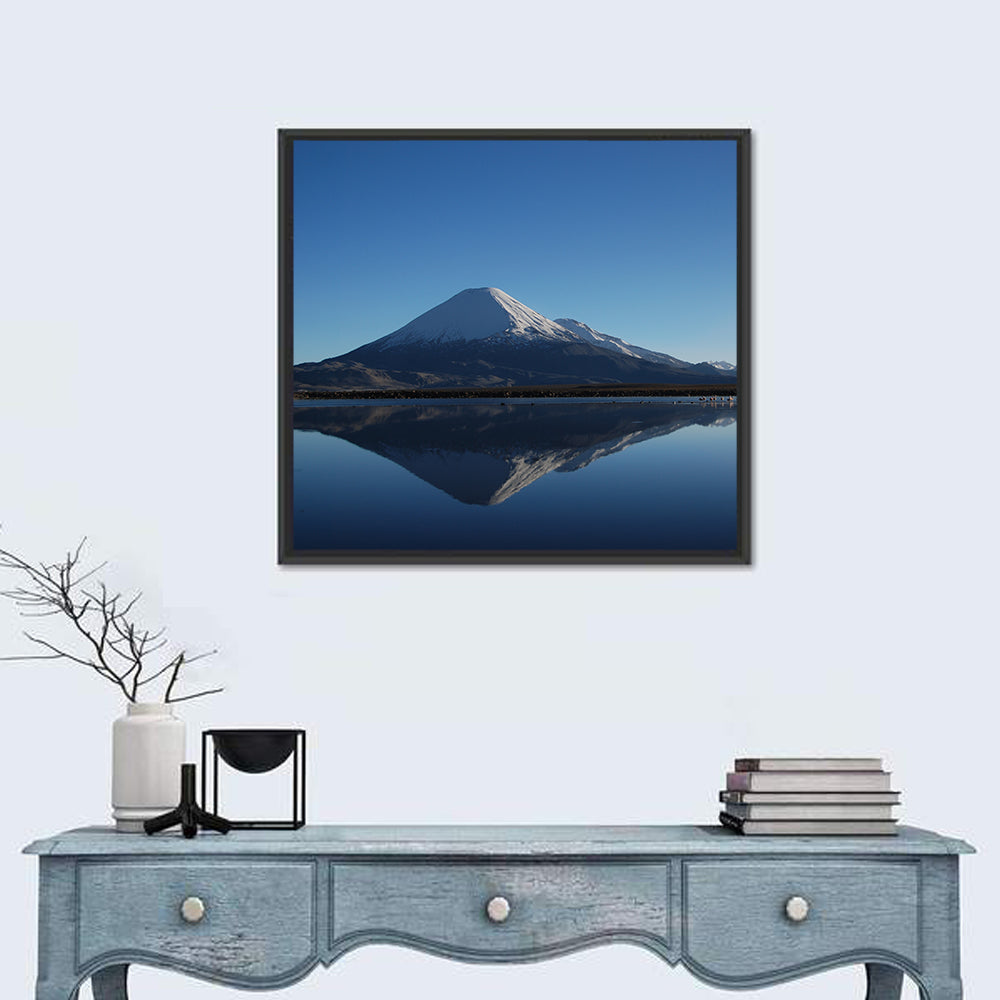 Chungara Lake Reflection Wall Art
