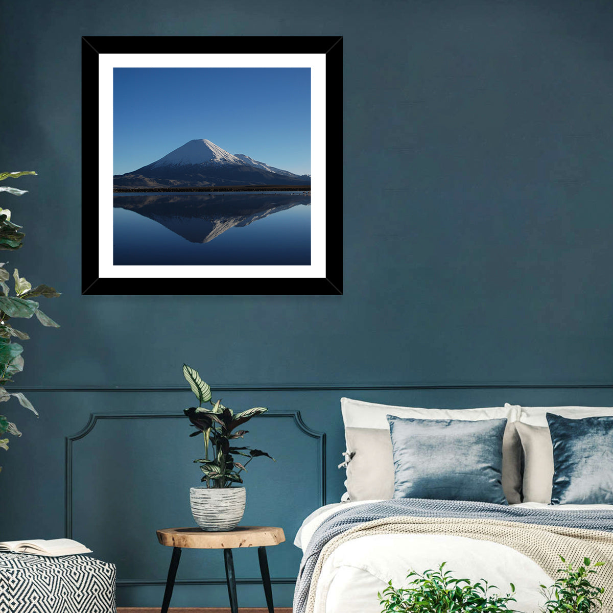 Chungara Lake Reflection Wall Art