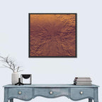 Blocks Focus Copper Rings Wall Art