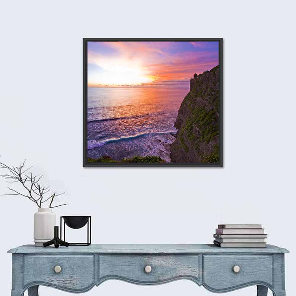 Uluwatu Temple Sunset Wall Art