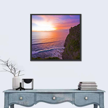 Uluwatu Temple Sunset Wall Art