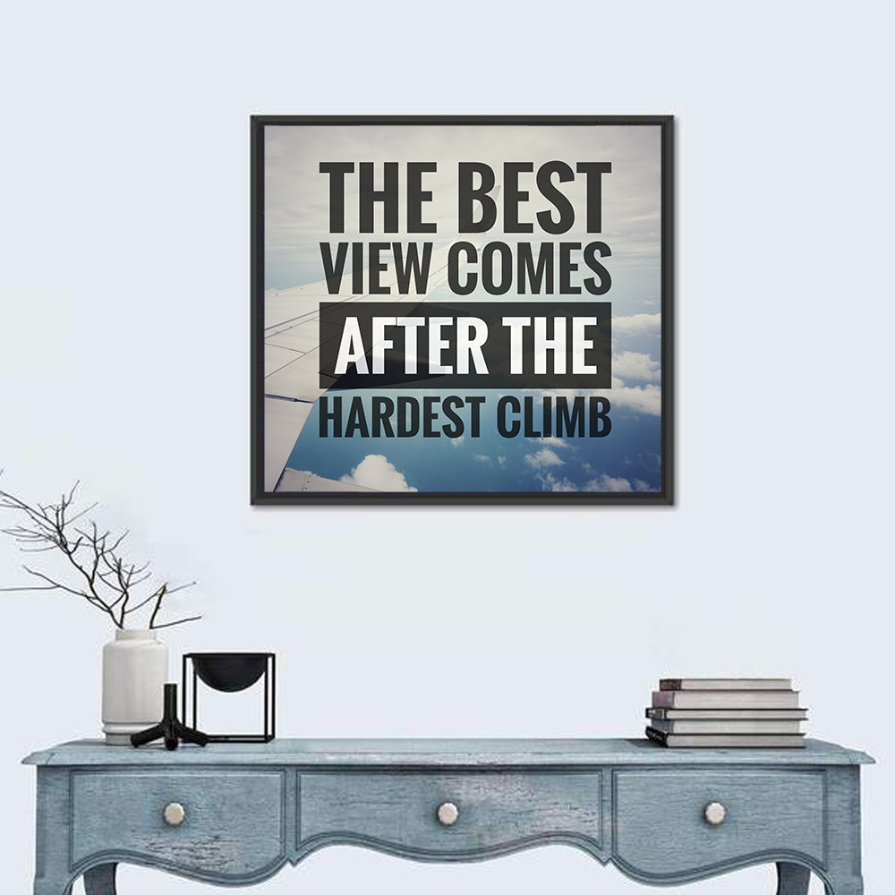 After the Hardest Climb Wall Art