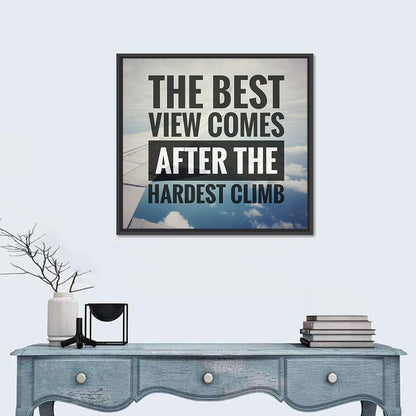 After the Hardest Climb Wall Art