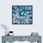 Aerial Snowy Evergreen Canopy Wall Art