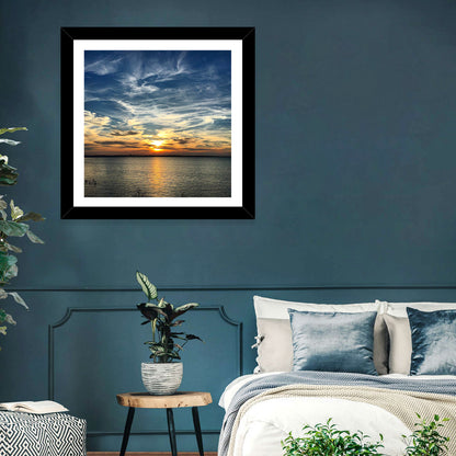 Texoma Lake Sunset Wall Art