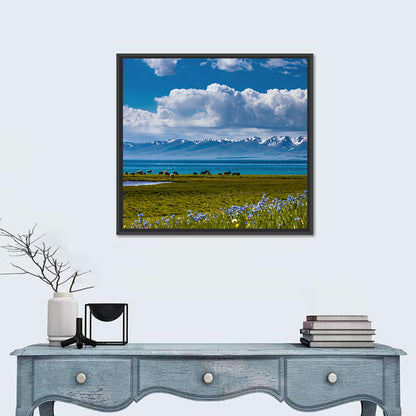 Song Kol Lakescape Wall Art