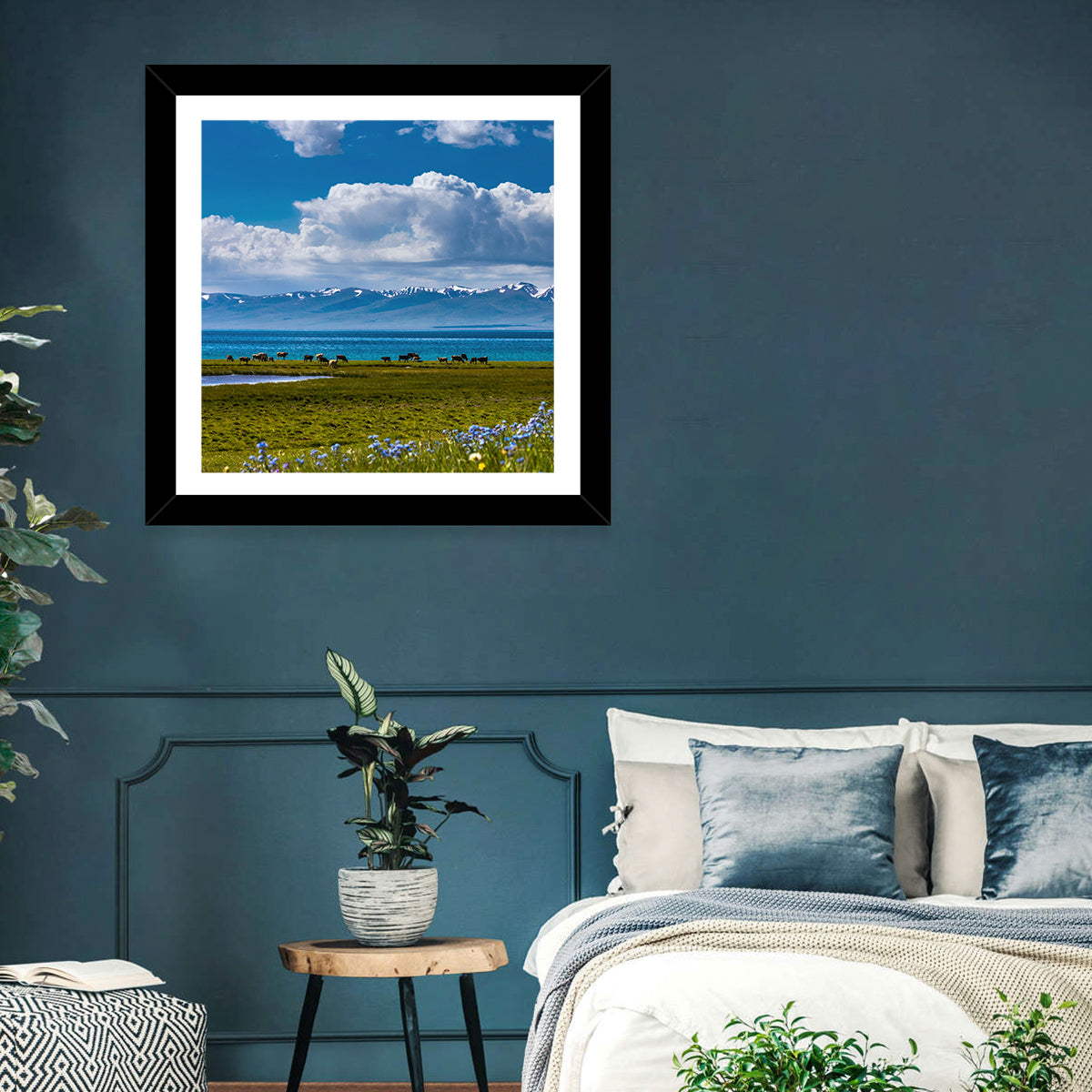 Song Kol Wildflower Shore Wall Art