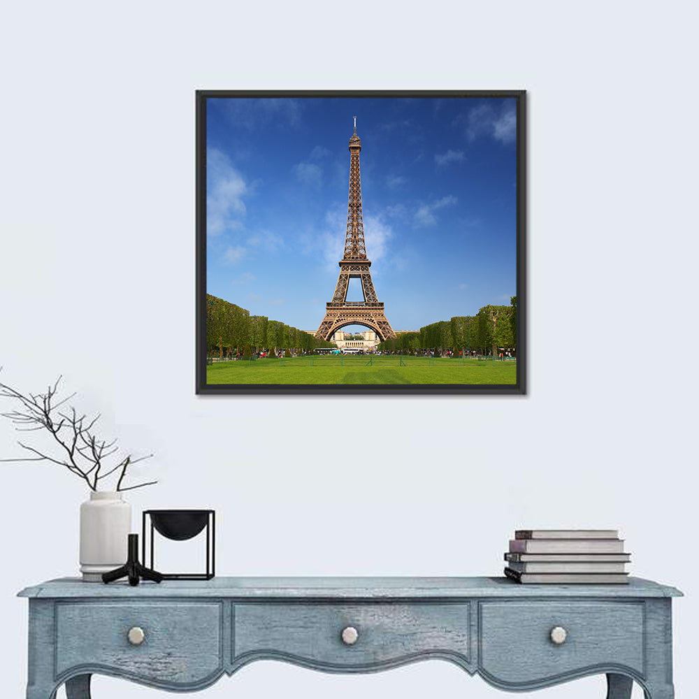 Eiffel Tower Park View Wall Art