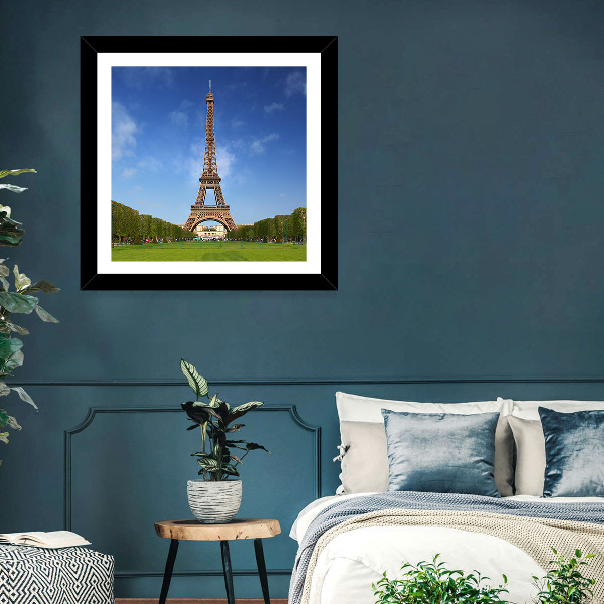 Eiffel Tower Park View Wall Art