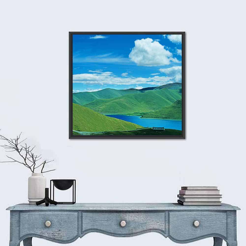 Yamdrok Tso Turquoise Lake Wall Art