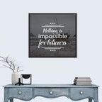 Nothing Is Impossible for Believers Wall Art