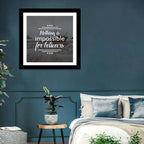 Nothing Is Impossible for Believers Wall Art