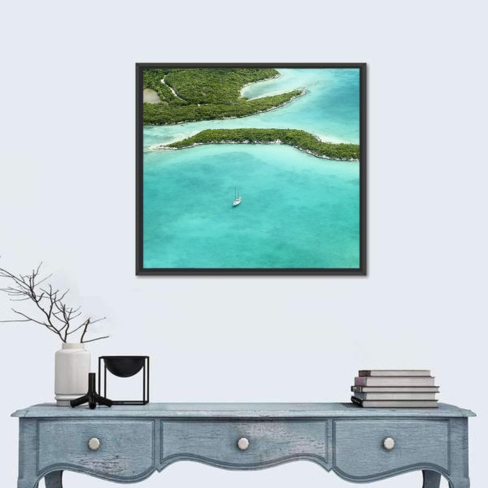 Turquoise Bahamas Islands Wall Art