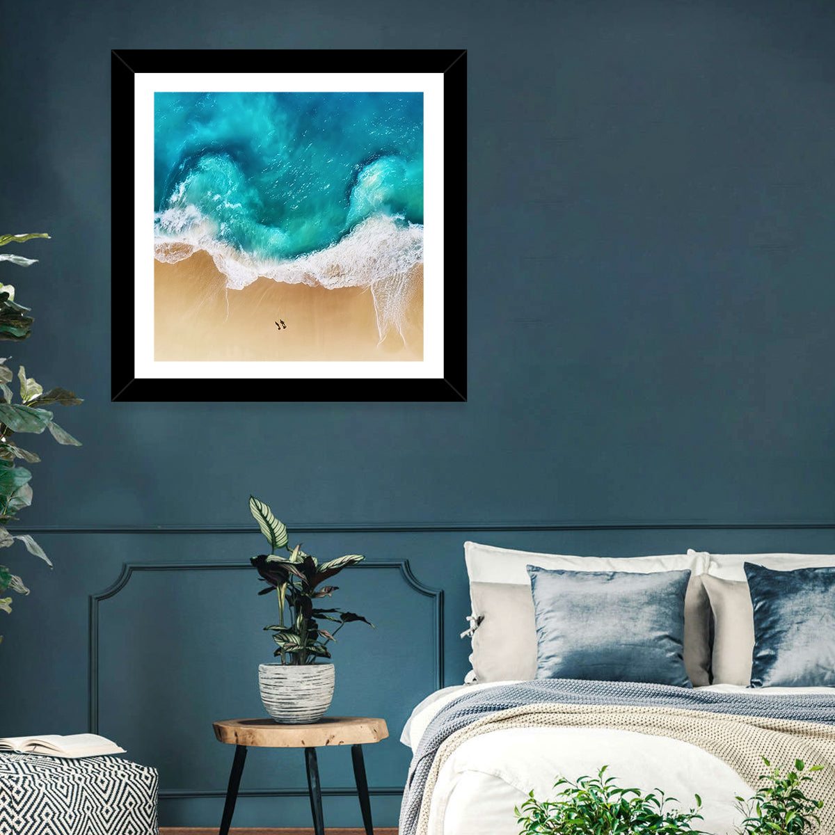 Turquoise Beach Aerial Wall Art