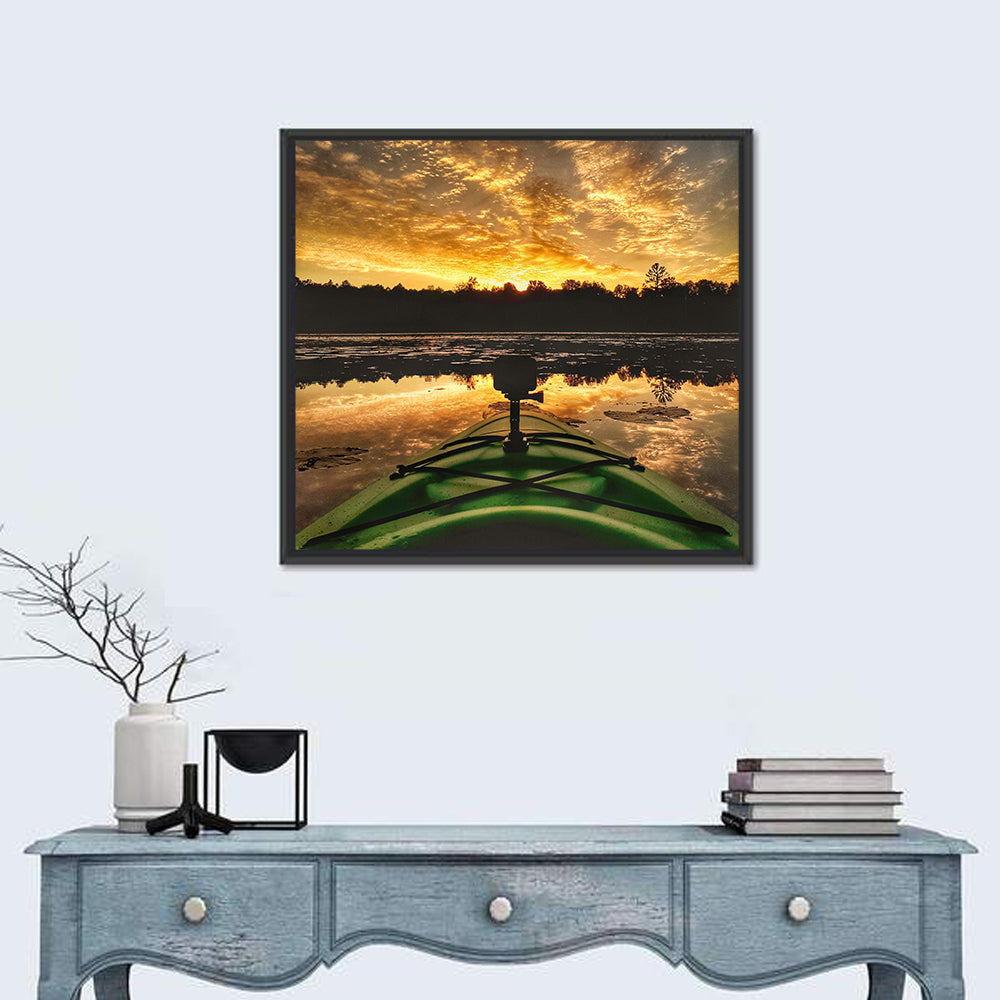 Beaver Dam Canada Sunset Wall Art