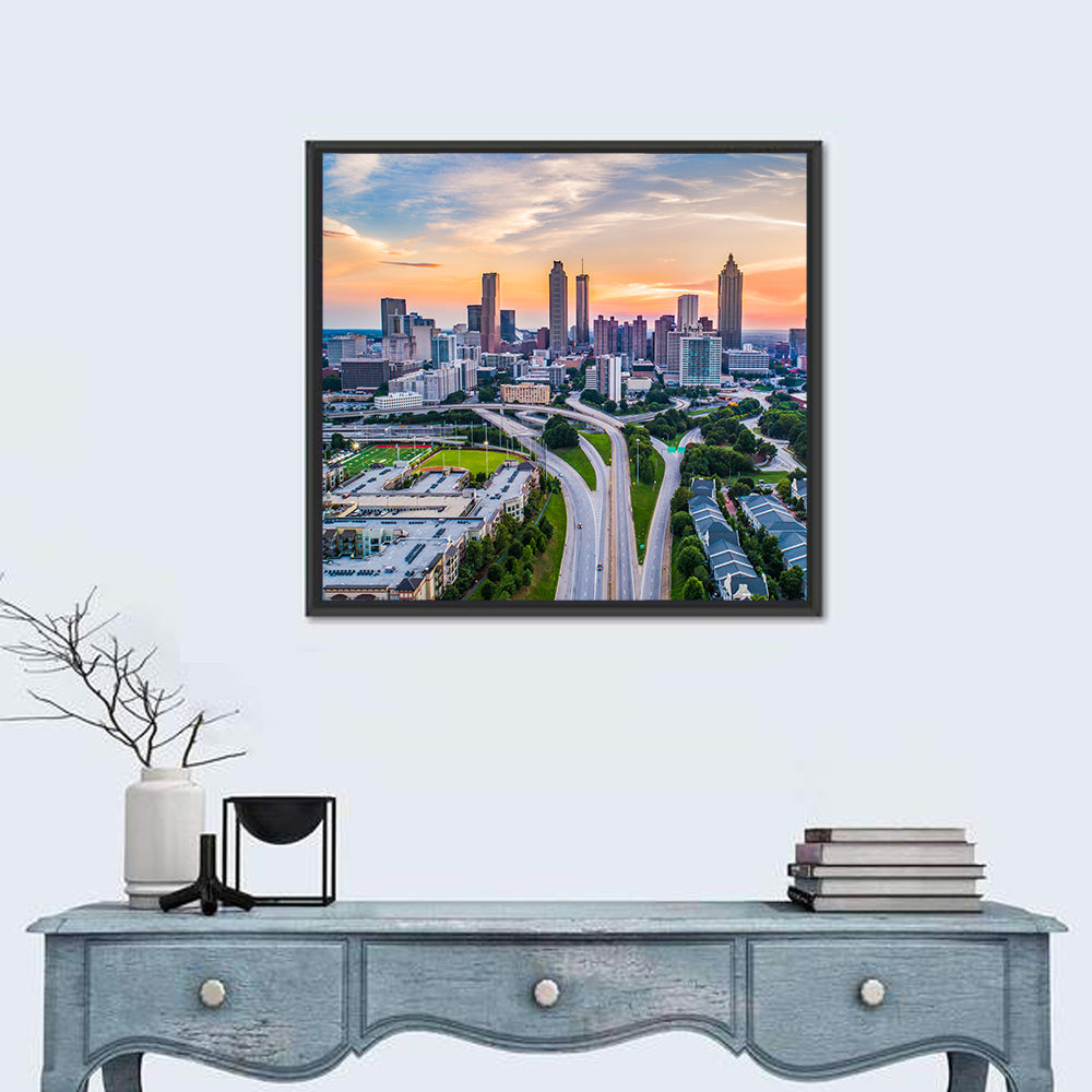 Downtown Atlanta Skyline Wall Art