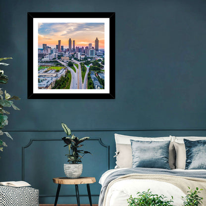Downtown Atlanta Skyline Wall Art