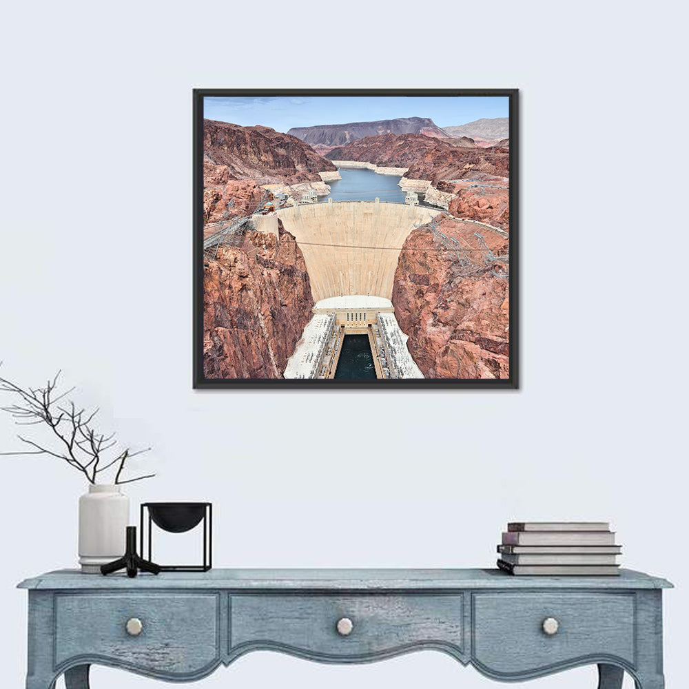 Hoover Dam High-angle View Wall Art